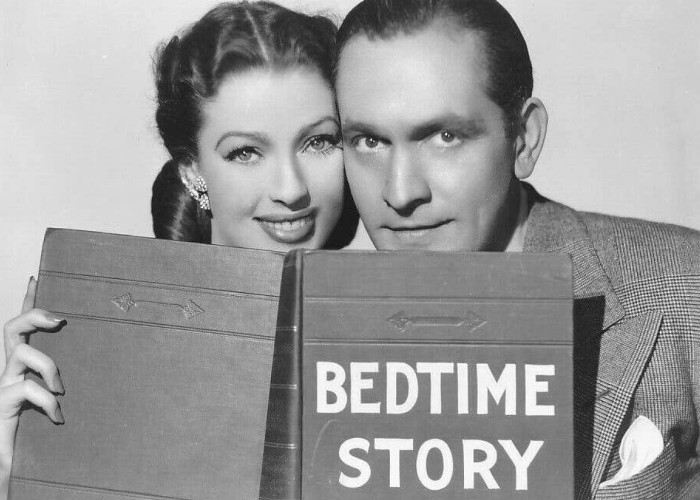 Fredric March and Loretta Young in Bedtime Story (1941)