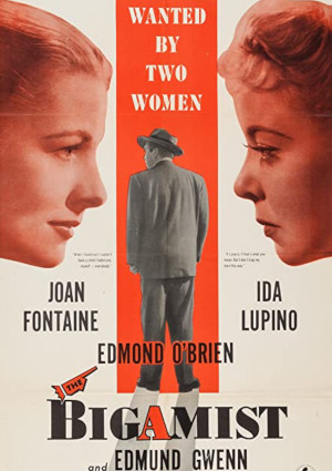 Joan Fontaine, Ida Lupino, and Edmond O'Brien in The Bigamist (1953)
