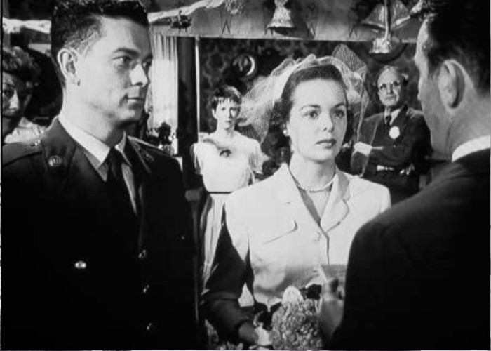 Hugh Beaumont, Arthur Franz, and Nancy Gates in The Member of the Wedding (1952)