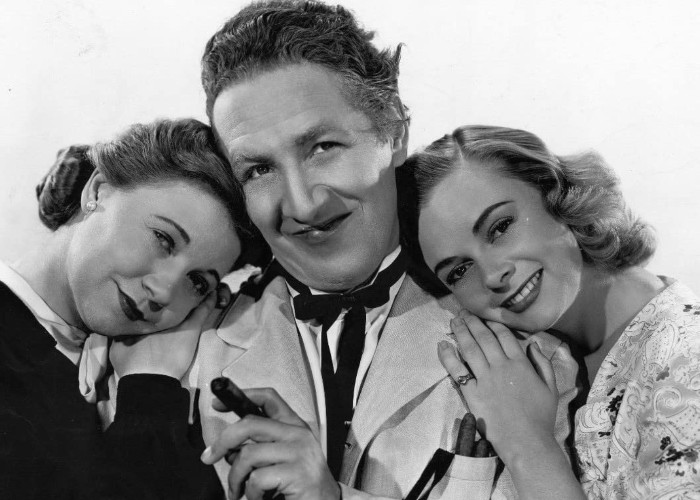 June Lockhart, Kenny Delmar, and Una Merkel in It's a Joke, Son! (1947)