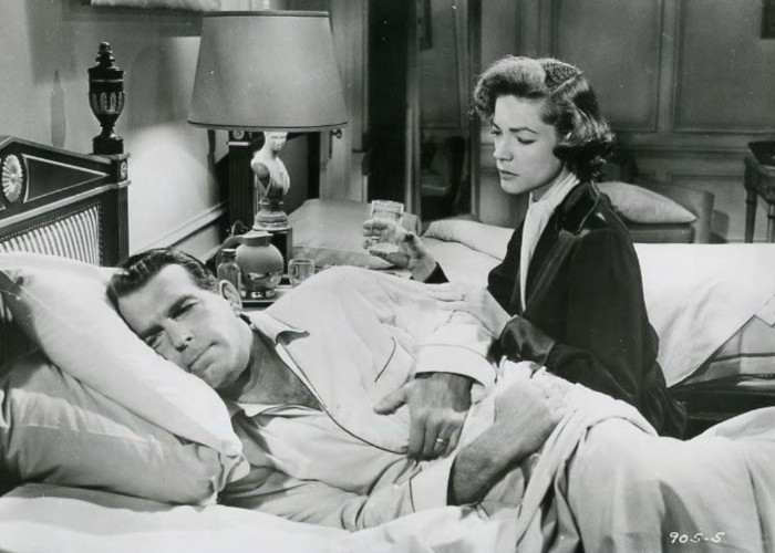 Lauren Bacall and Fred MacMurray in Woman's World (1954)
