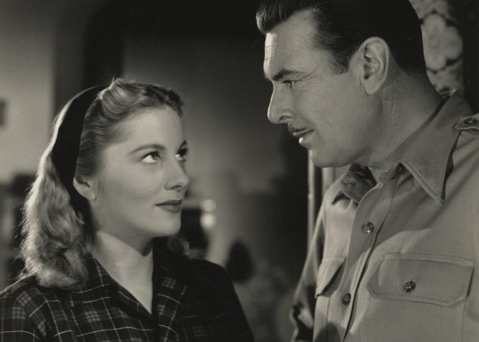 Joan Fontaine and George Brent in The Affairs of Susan (1945)
