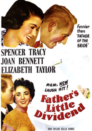 Spencer Tracy and Elizabeth Taylor in Father's Little Dividend