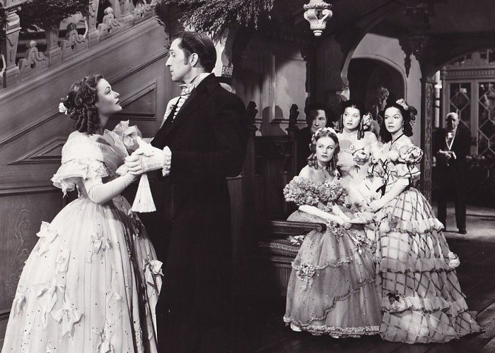 Gene Tierney, Vincent Price, Connie Marshall, Trudy Marshall, and Jane Nigh in Dragonwyck (1946)