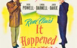 Linda Darnell and Dick Powell in It Happened Tomorrow (1944)