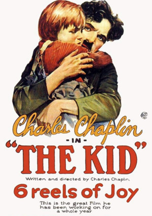 Charles Chaplin and Jackie Coogan in The Kid (1921)