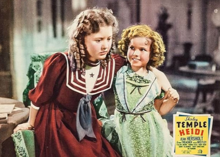 Shirley Temple and Marcia Mae Jones in Heidi (1937)