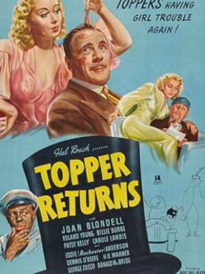 Joan Blondell, Eddie 'Rochester' Anderson, and Roland Young in Topper Returns (1941)