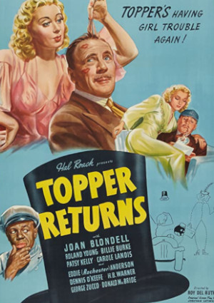 Joan Blondell, Eddie 'Rochester' Anderson, and Roland Young in Topper Returns (1941)