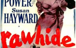 Tyrone Power and Susan Hayward in Rawhide (1951)