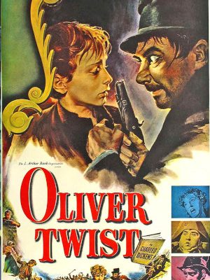 John Howard Davies, Anthony Newley, Robert Newton, Francis L. Sullivan, and Kay Walsh in Oliver Twist (1948)